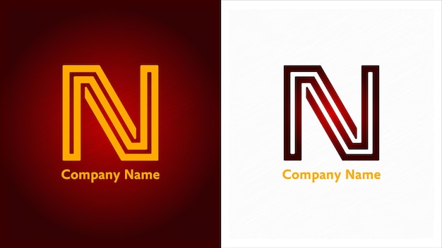 Premium laatste N-logo