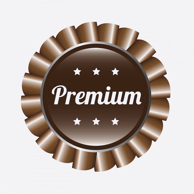 Vector premium-label