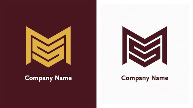 Premium latter MS logo