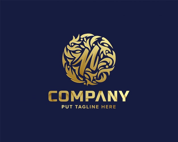 Premium letter initial N logo for company