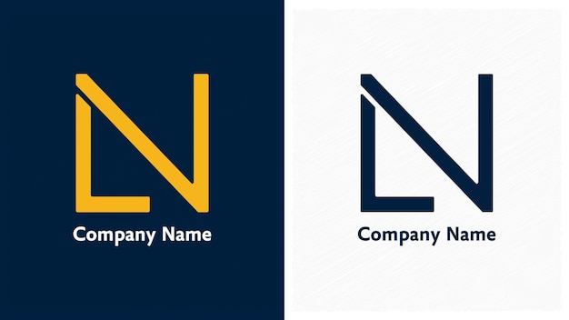 Premium letter LN logo