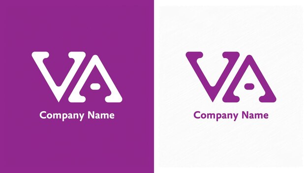 Premium letter VA-logo