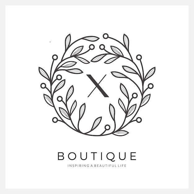 Premium letter X logo design for Luxury, Restaurant, Royalty, Boutique, Hotel, Jewelry, Fashion