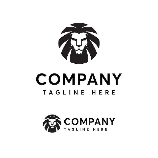 Premium lion logo template