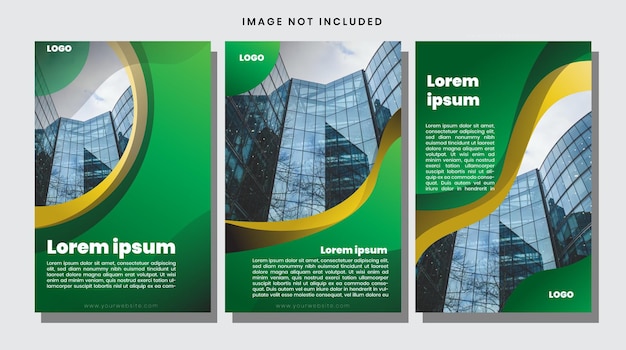 Premium modern brochure flyer template bundle