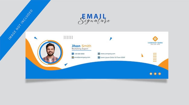 Premium Modern Email Signature Design Template