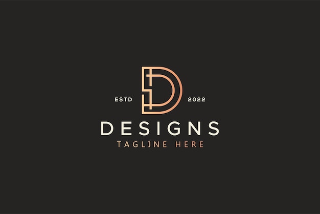 Premium Monogram Letter D Logo