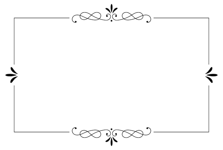 Vector premium ornament frame festive pattern floral graphic design element