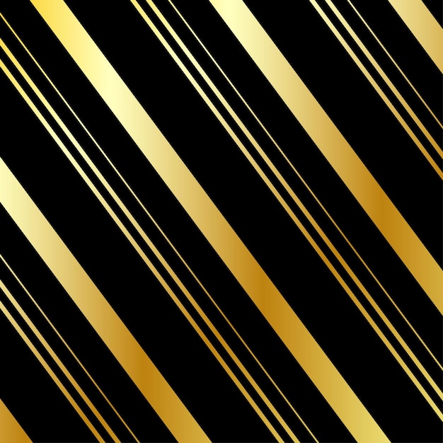 Vector premium pattern of golden lines on a black background.