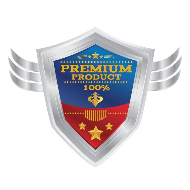 Premium product badge in illustrator