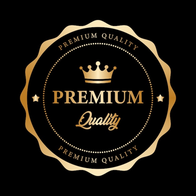 Garanzia di qualità premium nero oro lucido metallizzato