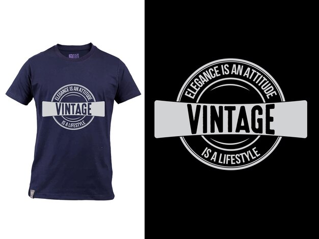 Premium retro vintage T-shirt