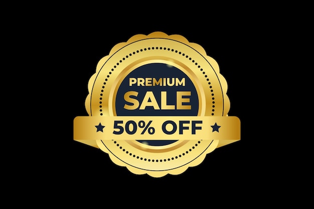 Premium sale vector element