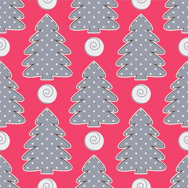 Premium seamless pattern, christmas pattern background