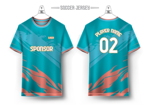 Premium Soccer jersey template sublimation
