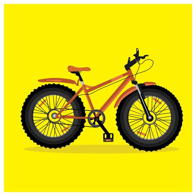 Premium Stock Vector Van Mountain Ride Fiets