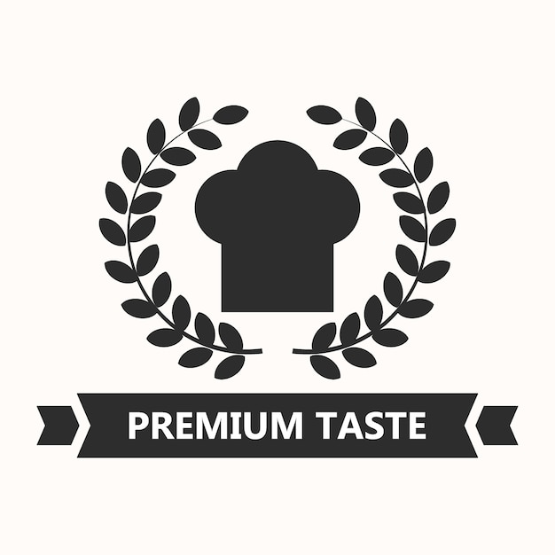 Premium taste vector template design