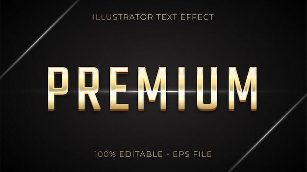 Premium text effect