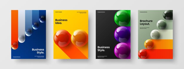 Premium tijdschriftomslag ontwerp vector lay-out samenstelling