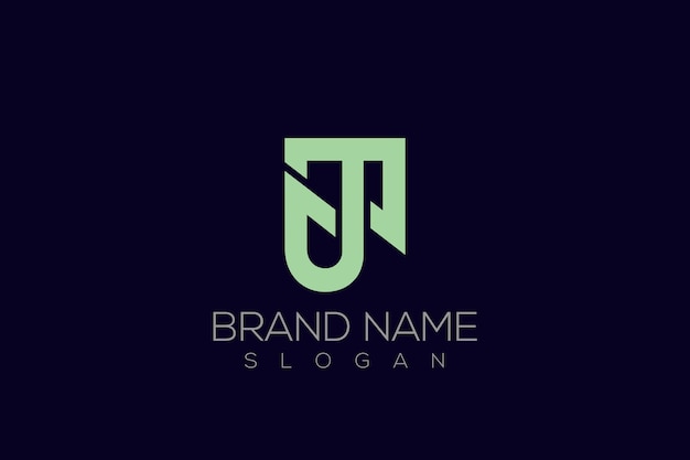 Premium Tj Or Jt Letter Logo Template