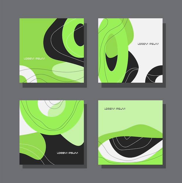 Premium trends abstract design template