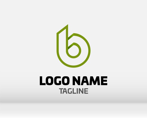 Премиум векторы логотип b в двух цветовых вариациях красивый дизайн логотипа для брендинга роскошной компании элегантный фирменный дизайн в синем и золотом цветах