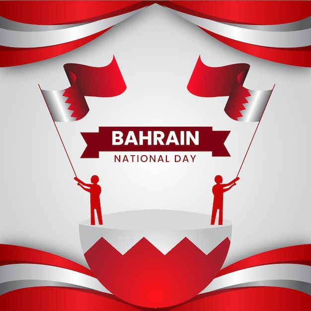 Premium Vector Bahrain Independence Celebration Day