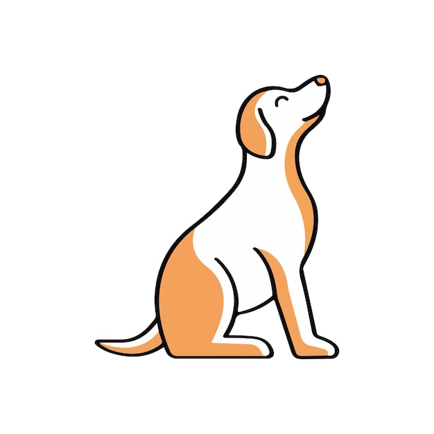 プレミアム・ベクトル・ドッグ・ロゴデザイン (Vector Dog Logo Design) ドッグ・ロゴデザインのテンプレートイラストベクトル
