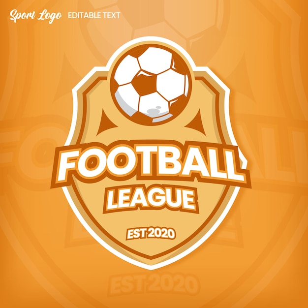 Premium Vector Football league badge logo collection