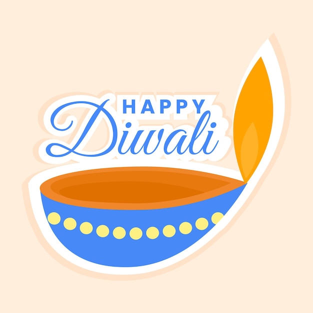 Premium Vector Happy Diwali Hindu Festival Sticker