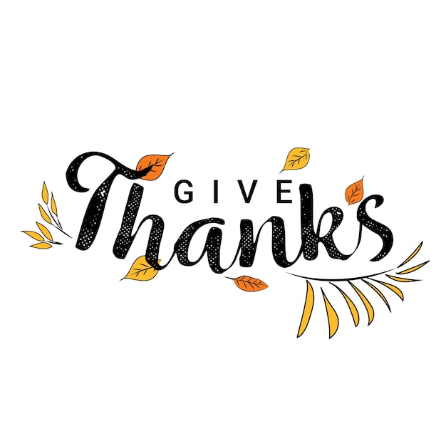 Premium Vector Happy Thanks Giving Wishes