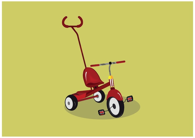 Premium Vector Image Of Toddler Tricycle