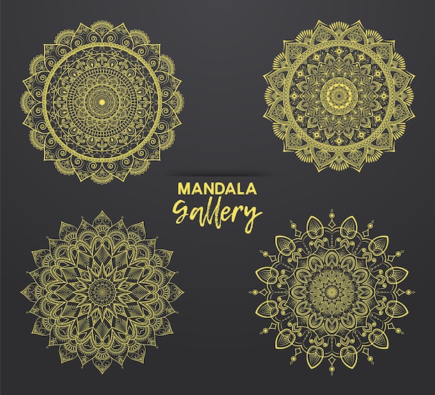 Premium vector mandala kunst ontwerp elegante nieuwe stijl