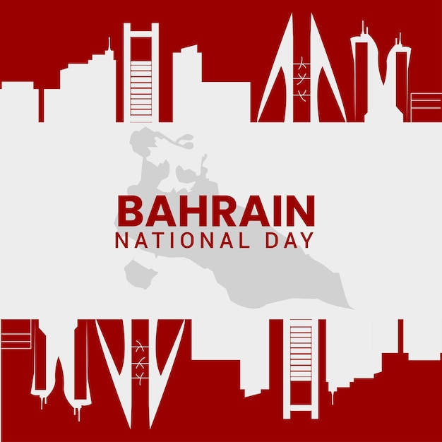 Премиум векторы Национальный день бахрейна Creative Designs