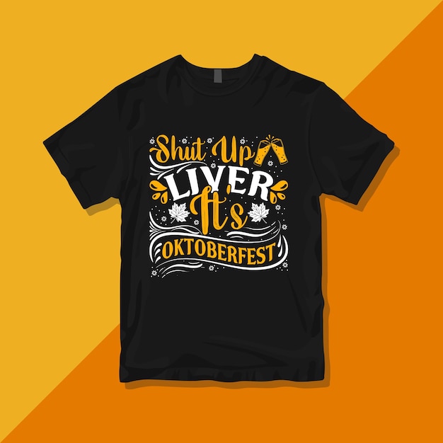 Premium vector, Oktoberfest t-shirtontwerp