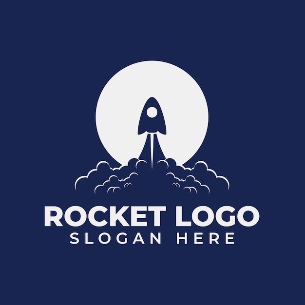 Premium vector rocket logoo design