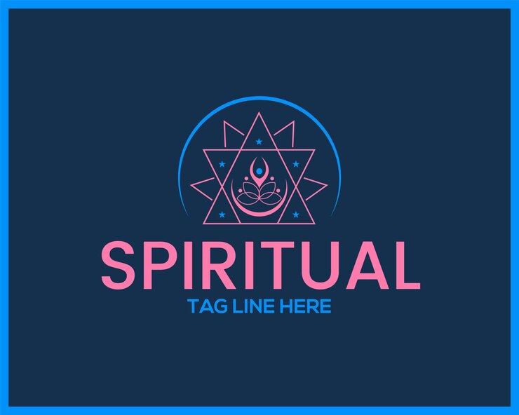 Premium Vector spiritual logo design file
