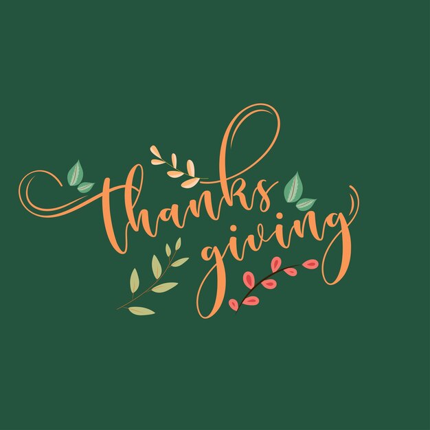 Vector premium vector thanks giving day art stock