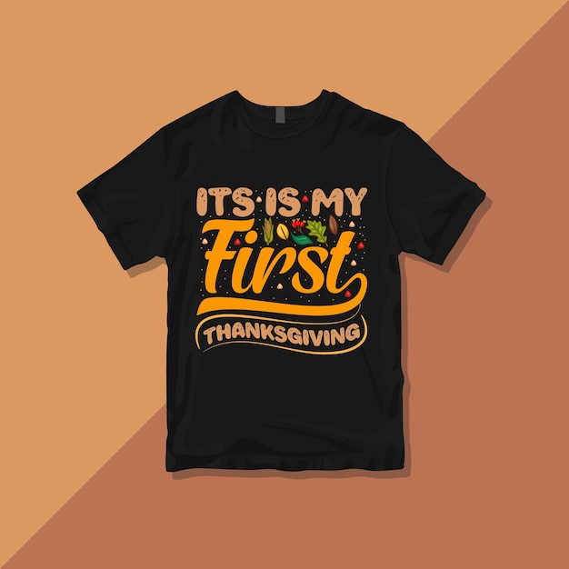 Premium Vector, Thanksgiving typografie t-shirtontwerp