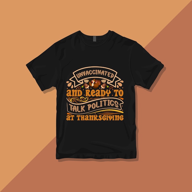Premium Vector, Thanksgiving Typography t-shirt design