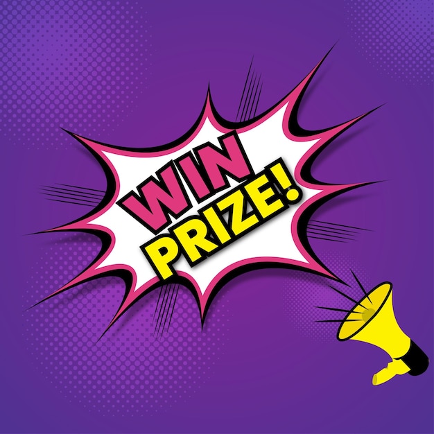 Premium Vector Win Prizes Cartoon Designs