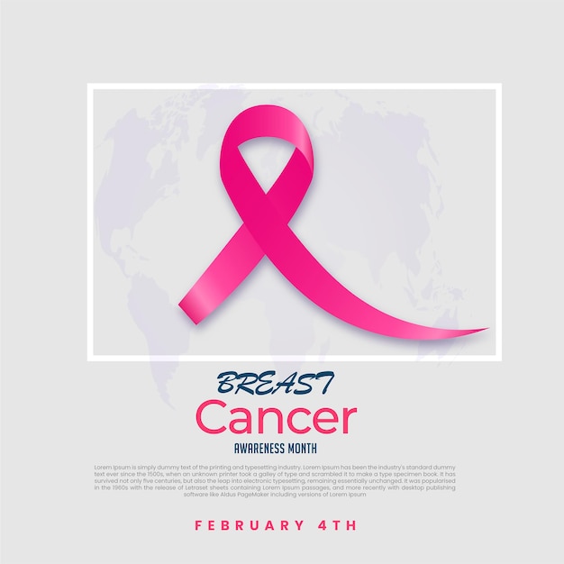 Premium Vector World Cancer Day Background