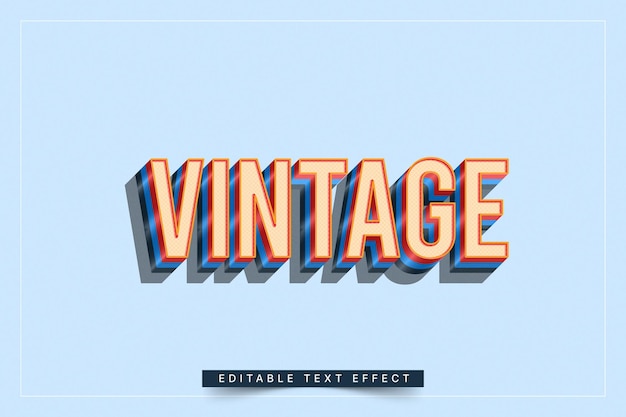 Premium Vintage Text Effect Generator