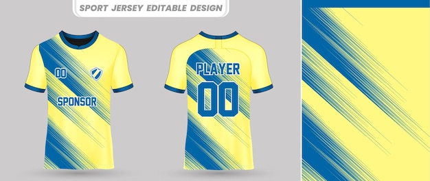 premium voetbal t-shirt jersey ontwerp voor sublimatie