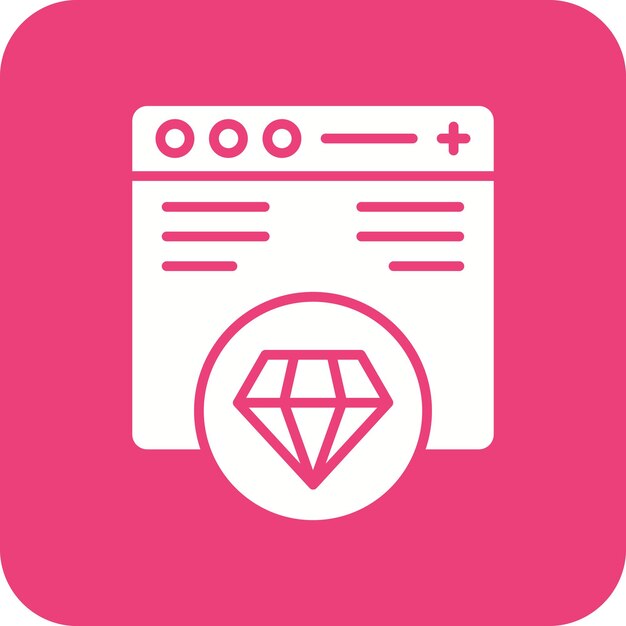 Premium website icoon vector afbeelding Kan worden gebruikt voor computerprogrammering