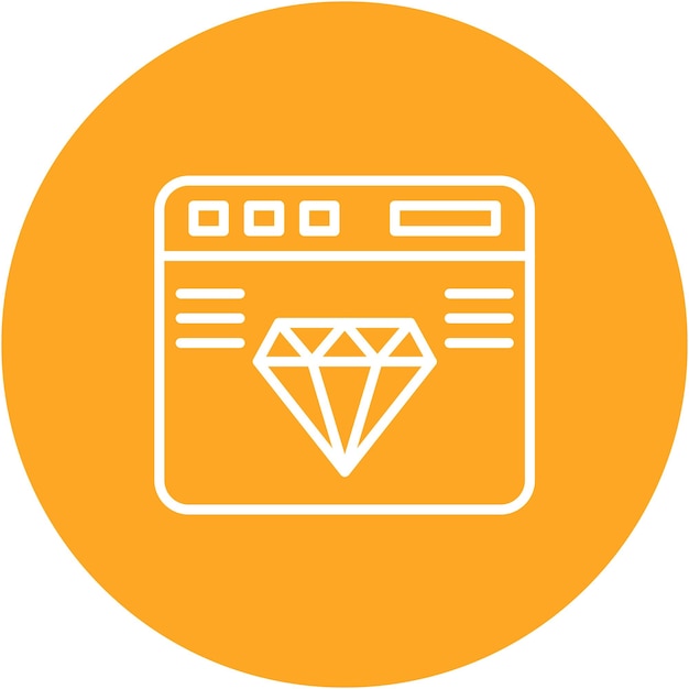 Premium Website Vector Illustratie Stijl