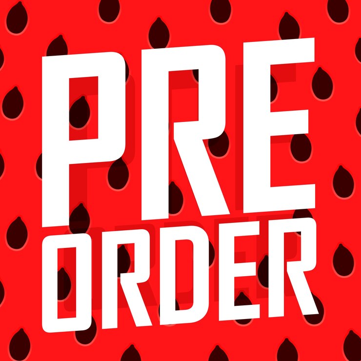 Vector preorder sale discount poster design template promo shopping banner