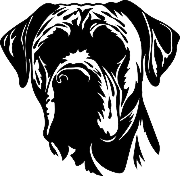 Vector presa canario black silhouette with transparent background