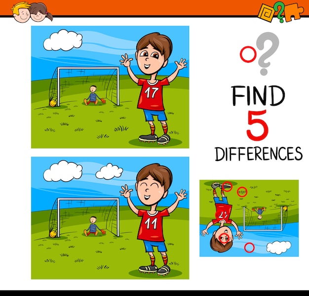 Vector preschool differences activity task