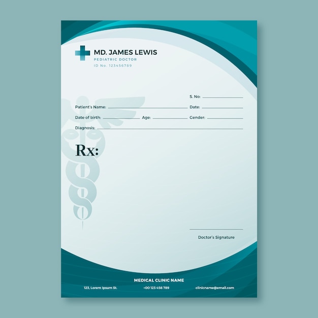 Vector prescription template design